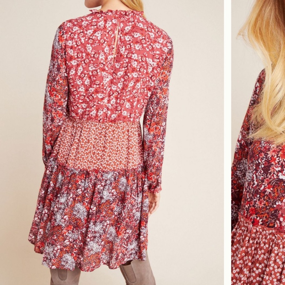 CUTEST floral anthro dress